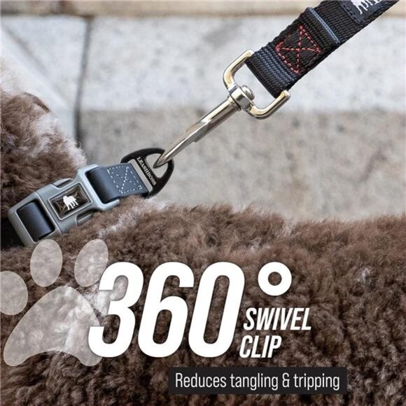 Leash Boss Short Dog Leash With Padded Traffic Handle for Training and Walking - Picture 7 of 8